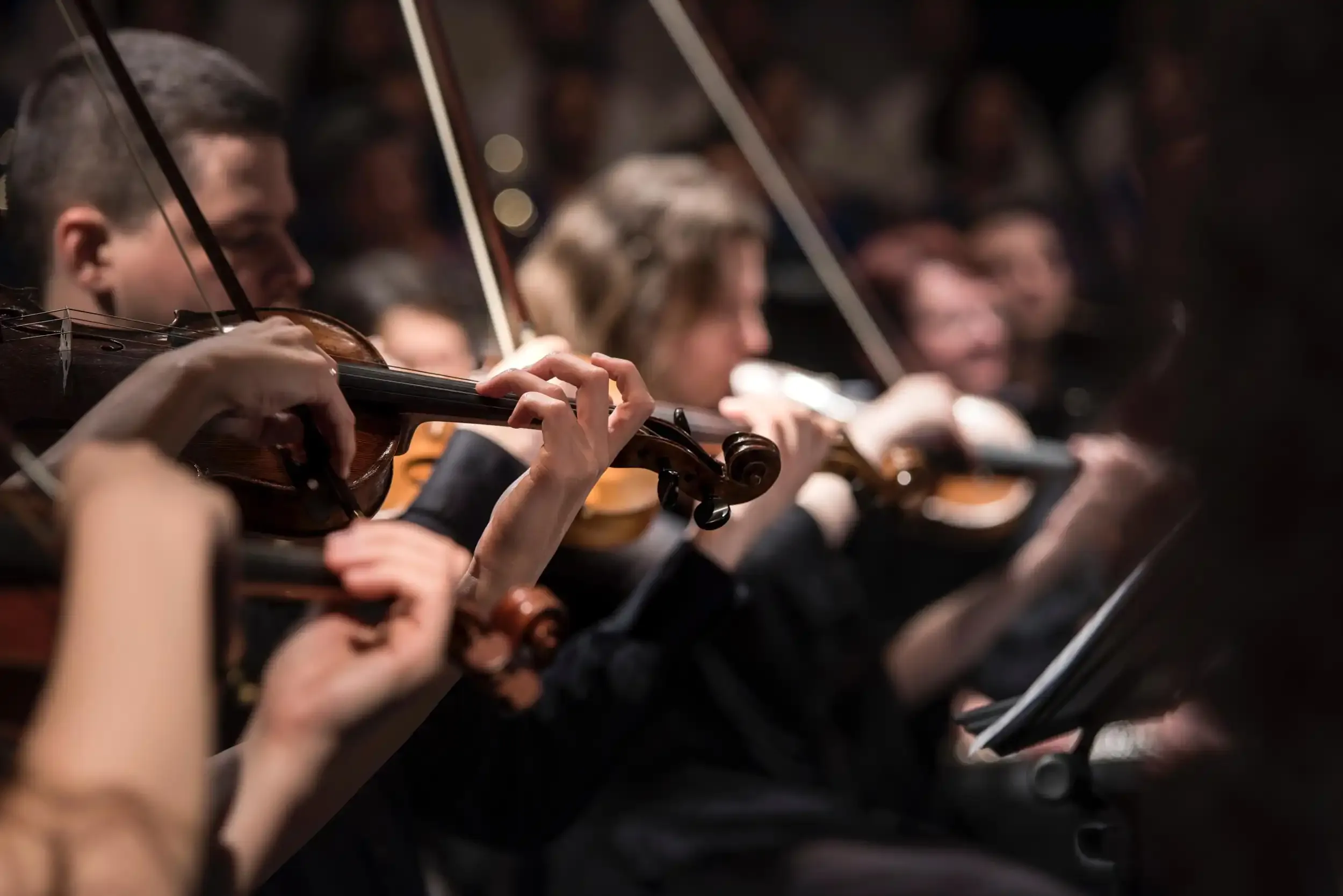 An elegant wedding celebration with live music